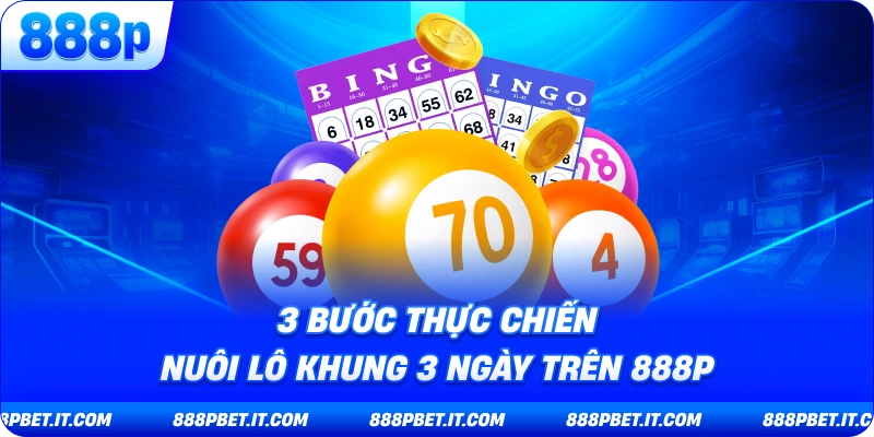 3 Bước Thực Chiến Nuôi Lô Khung 3 Ngày Trên 888P